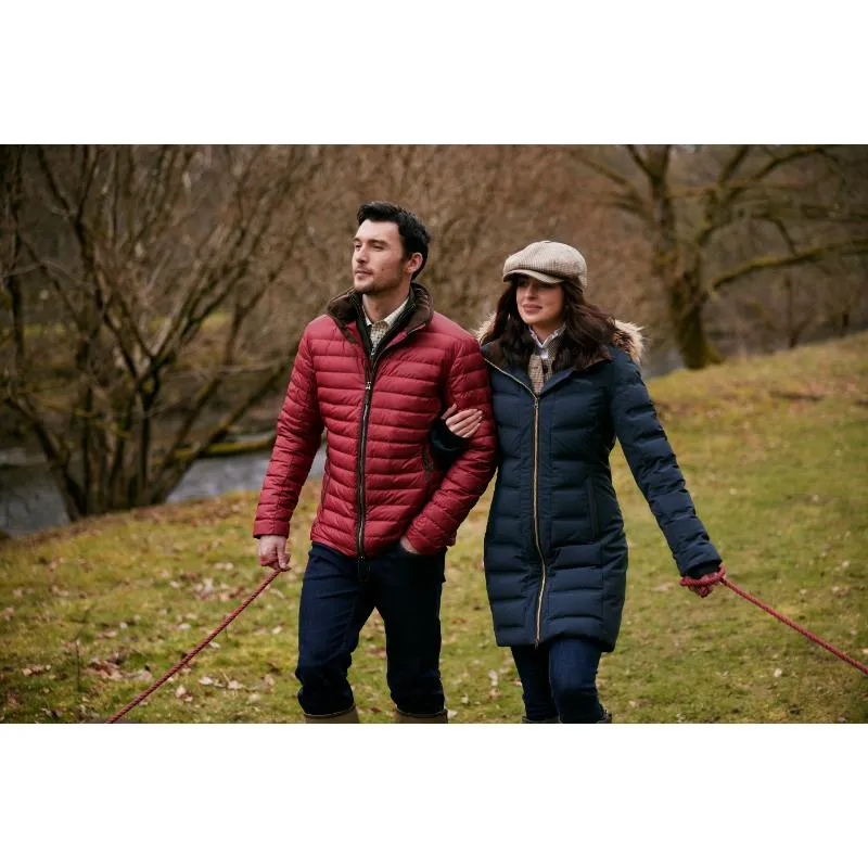 Schoffel Hurlingham Ladies Venturi Waterproof Down Coat - Carbon Navy