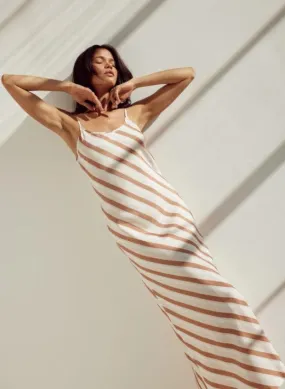 Shadow Slip Dress Stripe