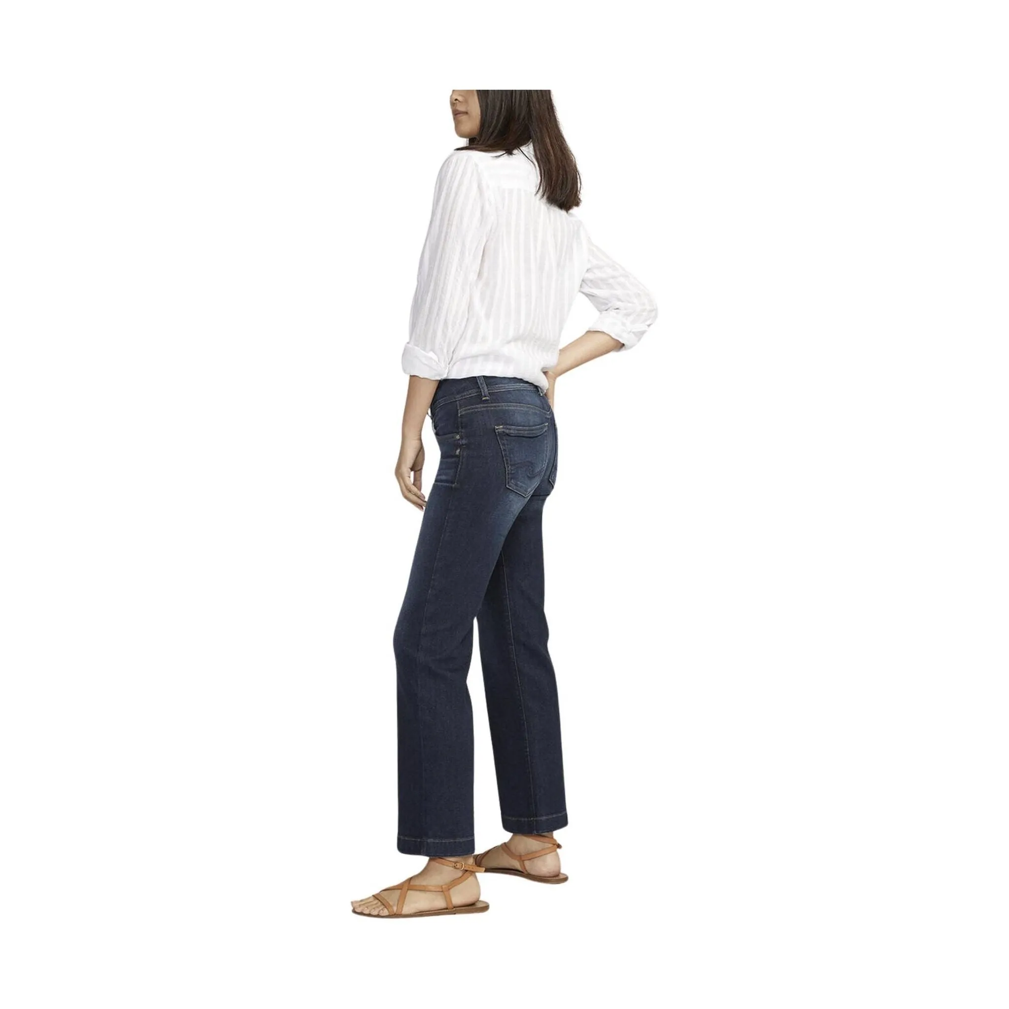 Silver Jeans Women's Suki Mid Rise Trouser Jeans - Indigo FINAL SALE!