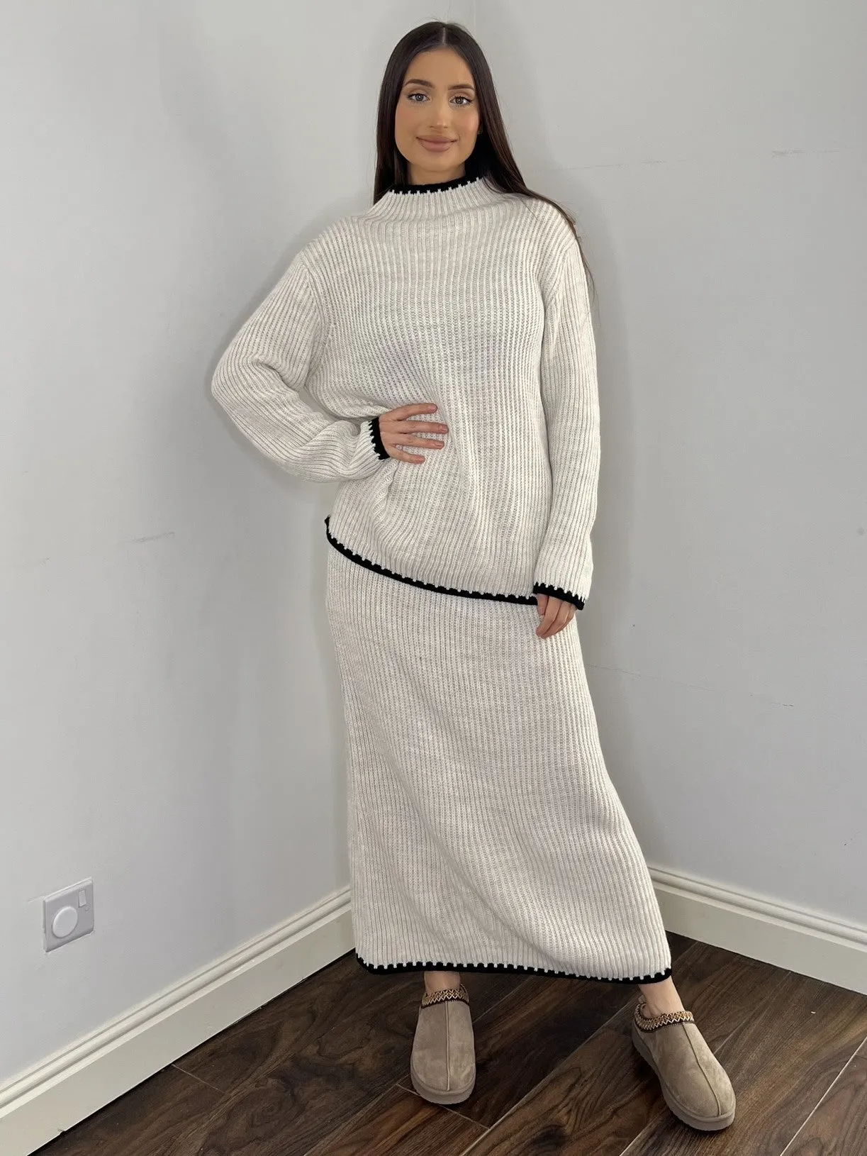 Simi Skirt Co-Ord - Beige