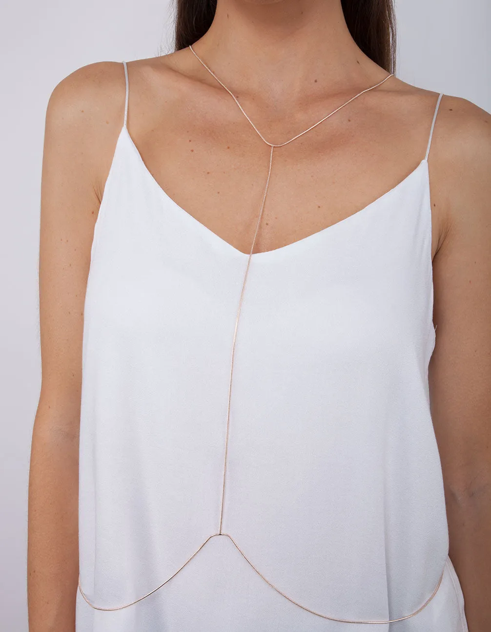 Simple Rose Gold Body Chain