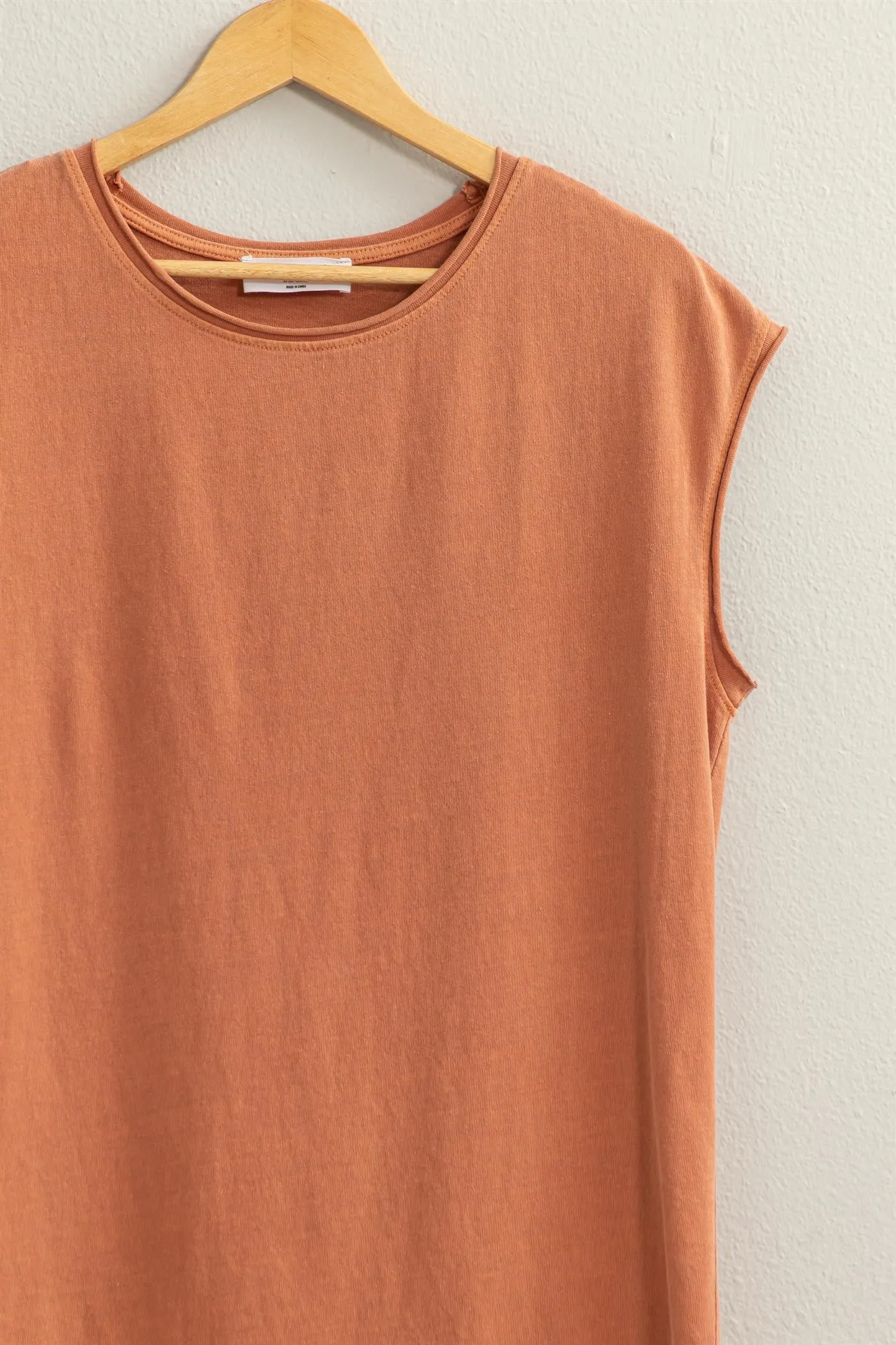 Simple Summer Dress Rust