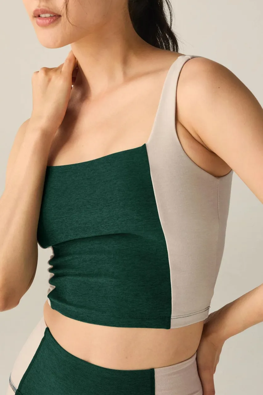 Spacedye Colorblock Cropped Tank