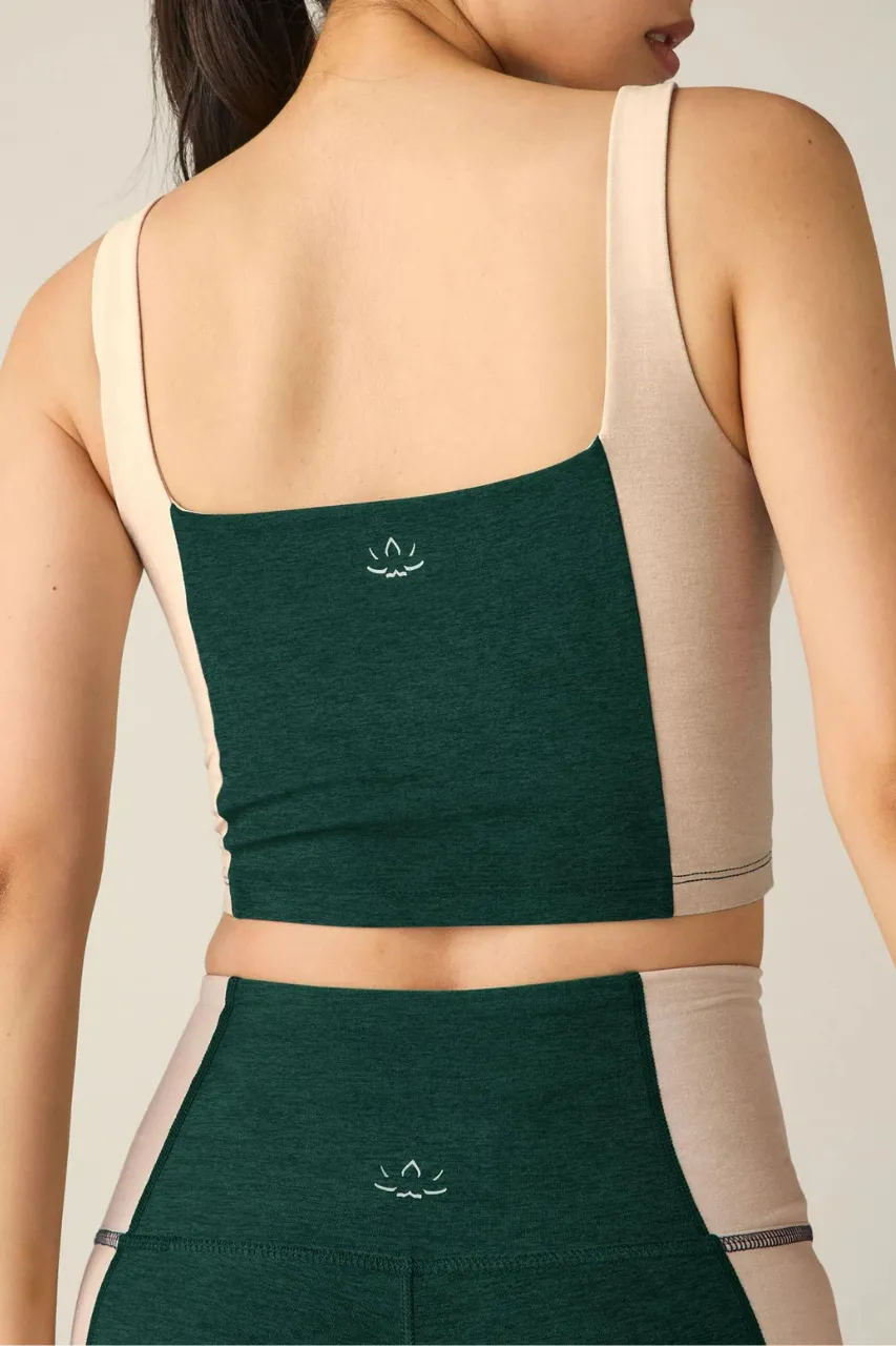 Spacedye Colorblock Cropped Tank