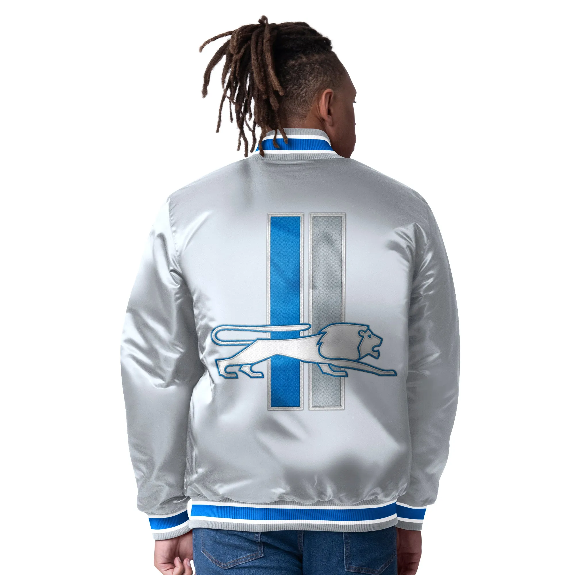 Starter Detroit Lions Reversible Satin Jacket