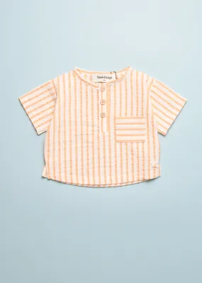 STRIPED SEERSUCKER SHIRT