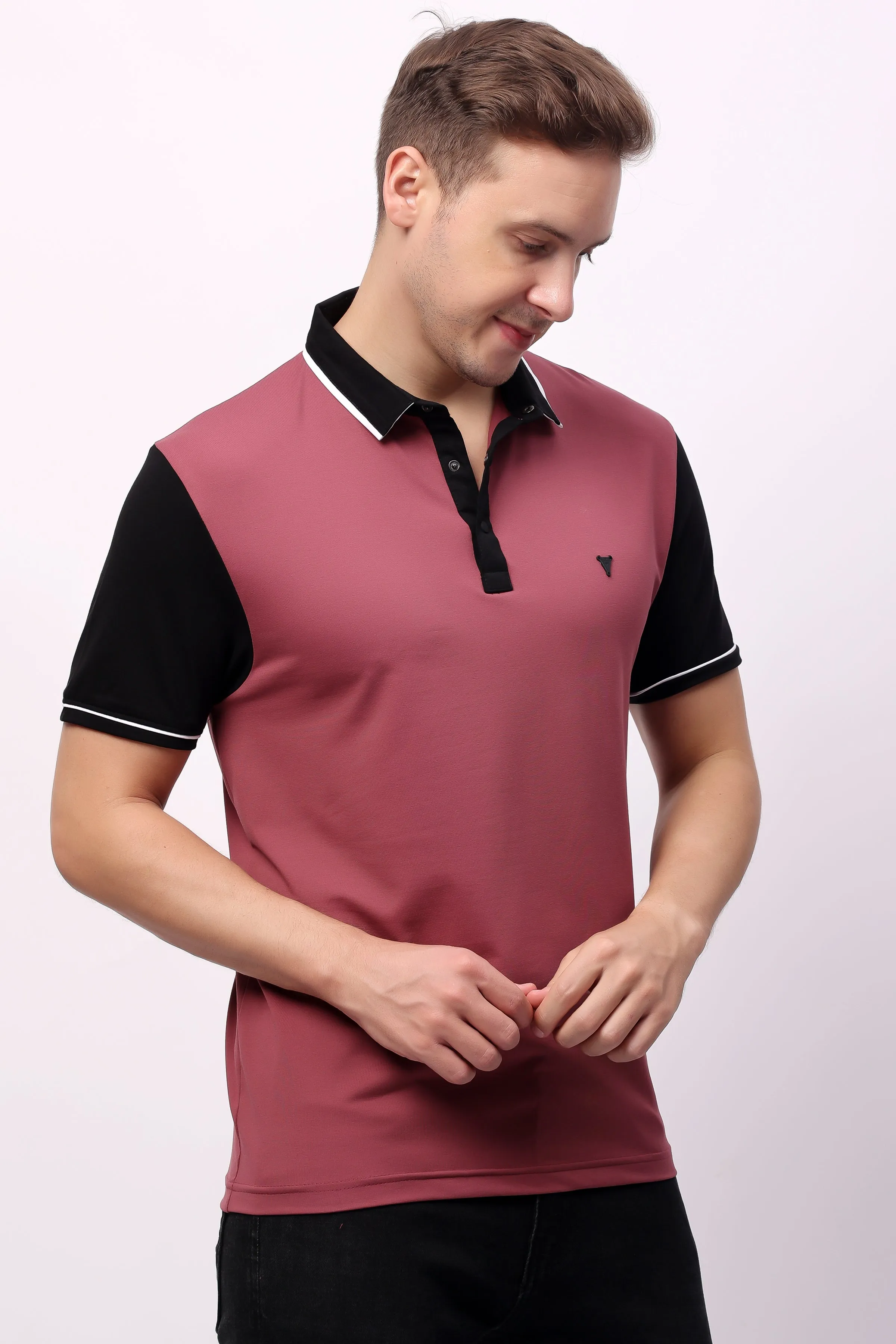 STYLOX SOLID POLO T-SHIRT FOR MEN