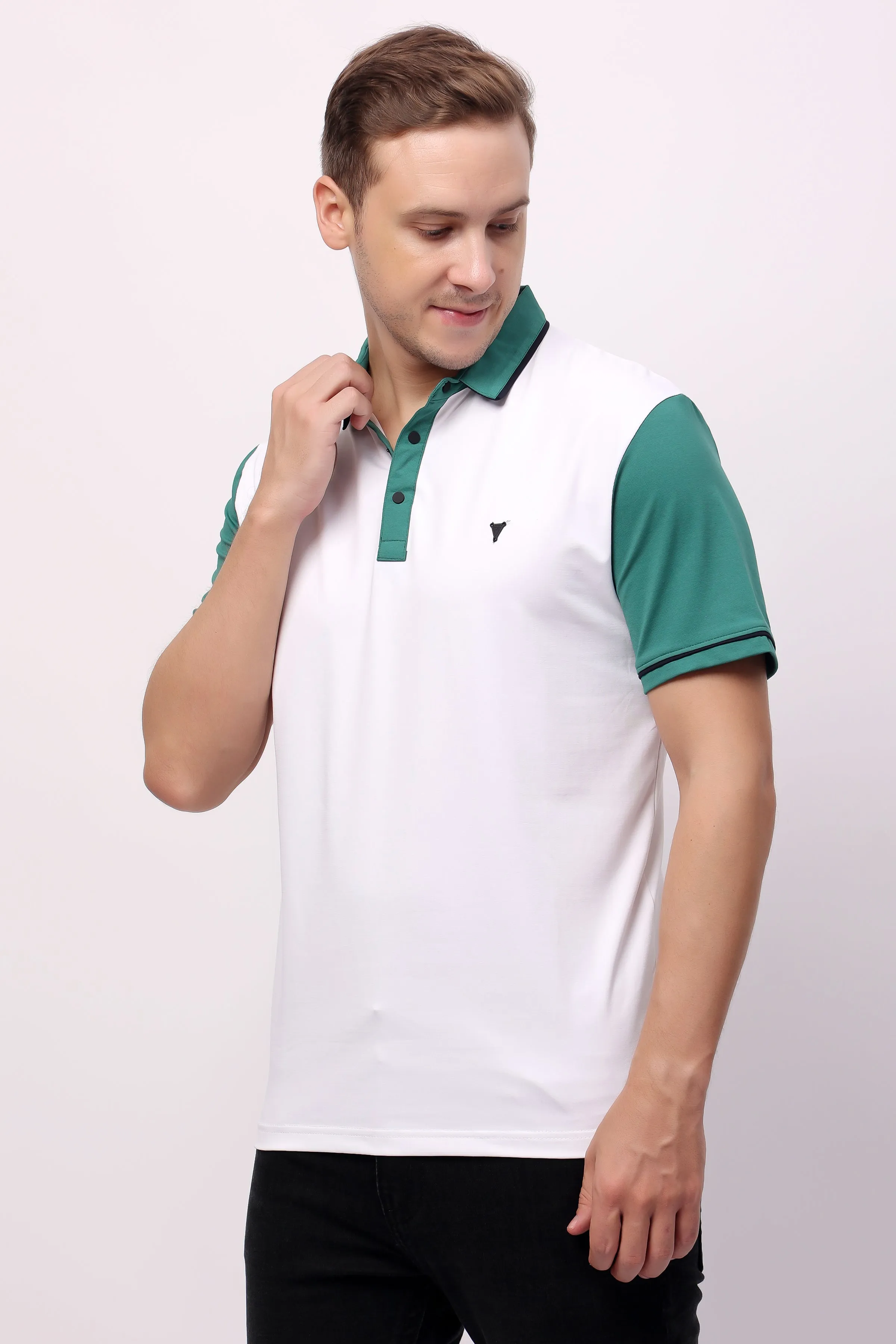 STYLOX SOLID POLO T-SHIRT FOR MEN