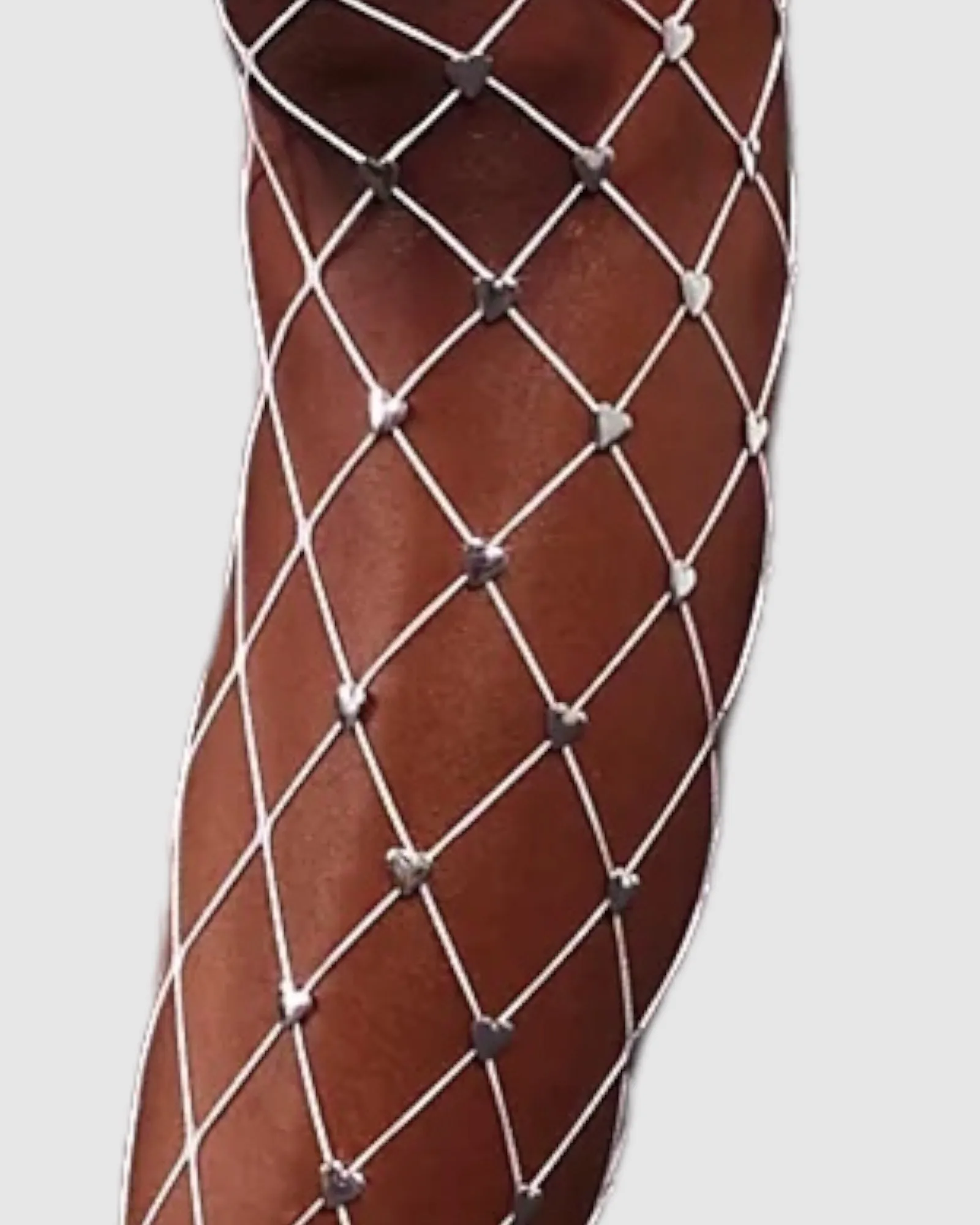 Sweet Heart Fishnet Tights