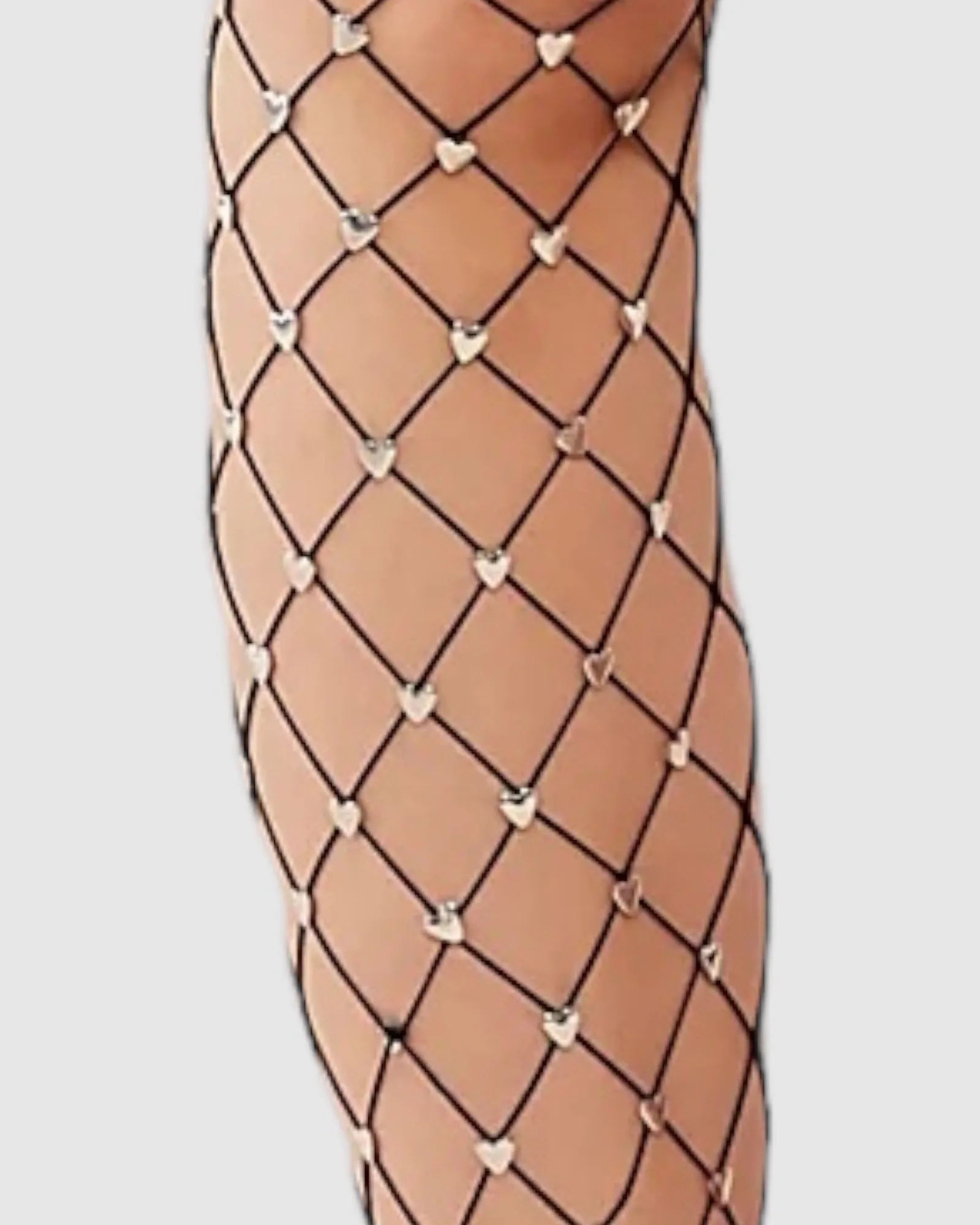 Sweet Heart Fishnet Tights