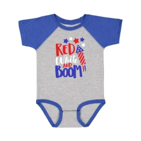 Sweet Wink Bodysuit - Red, White, & Boom