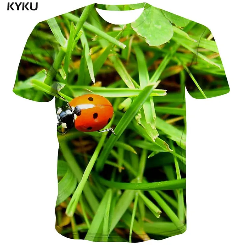 t shirt insect plant Hip hop tshirt 3D Cool beautiful men art costume