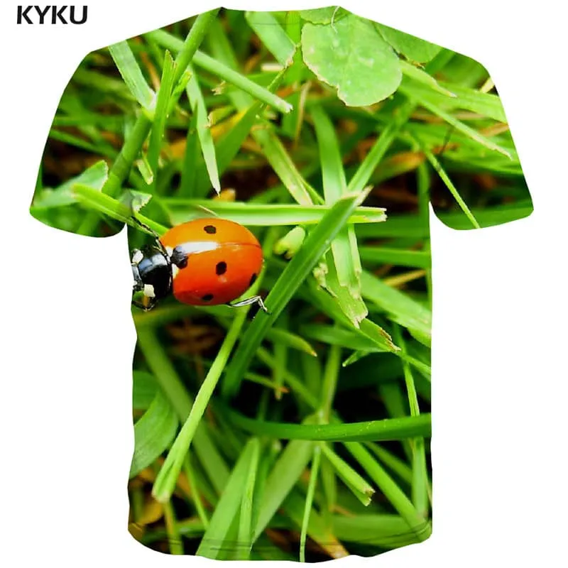 t shirt insect plant Hip hop tshirt 3D Cool beautiful men art costume