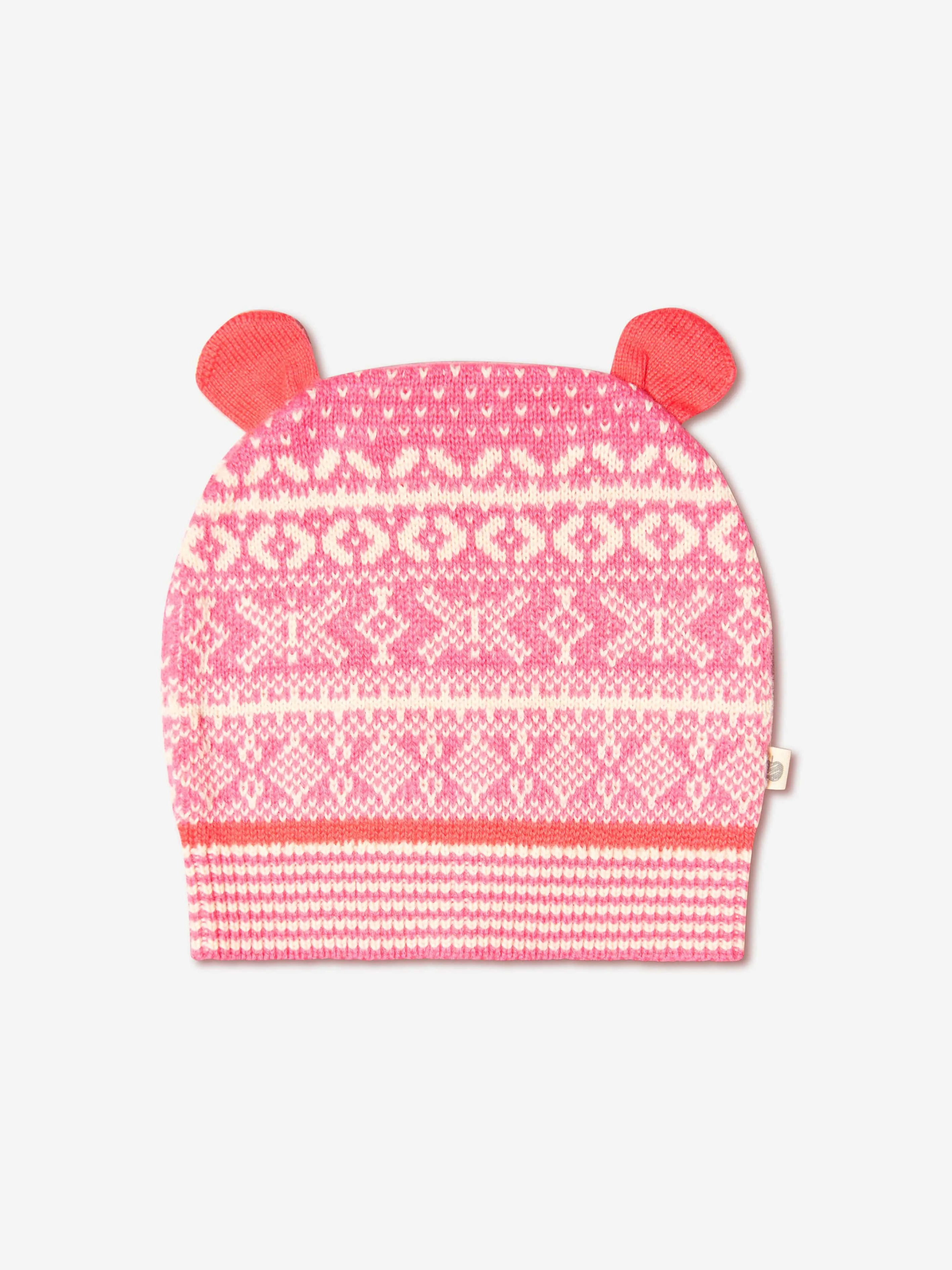 The Bonnie Mob Baby Girls Knitted Hat With Ears