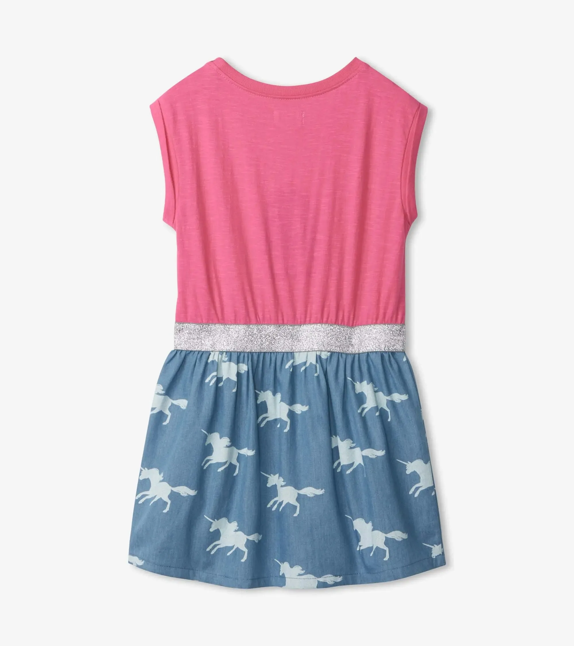 Unicorn Silhouettes Elastic Waist Dress | Hatley