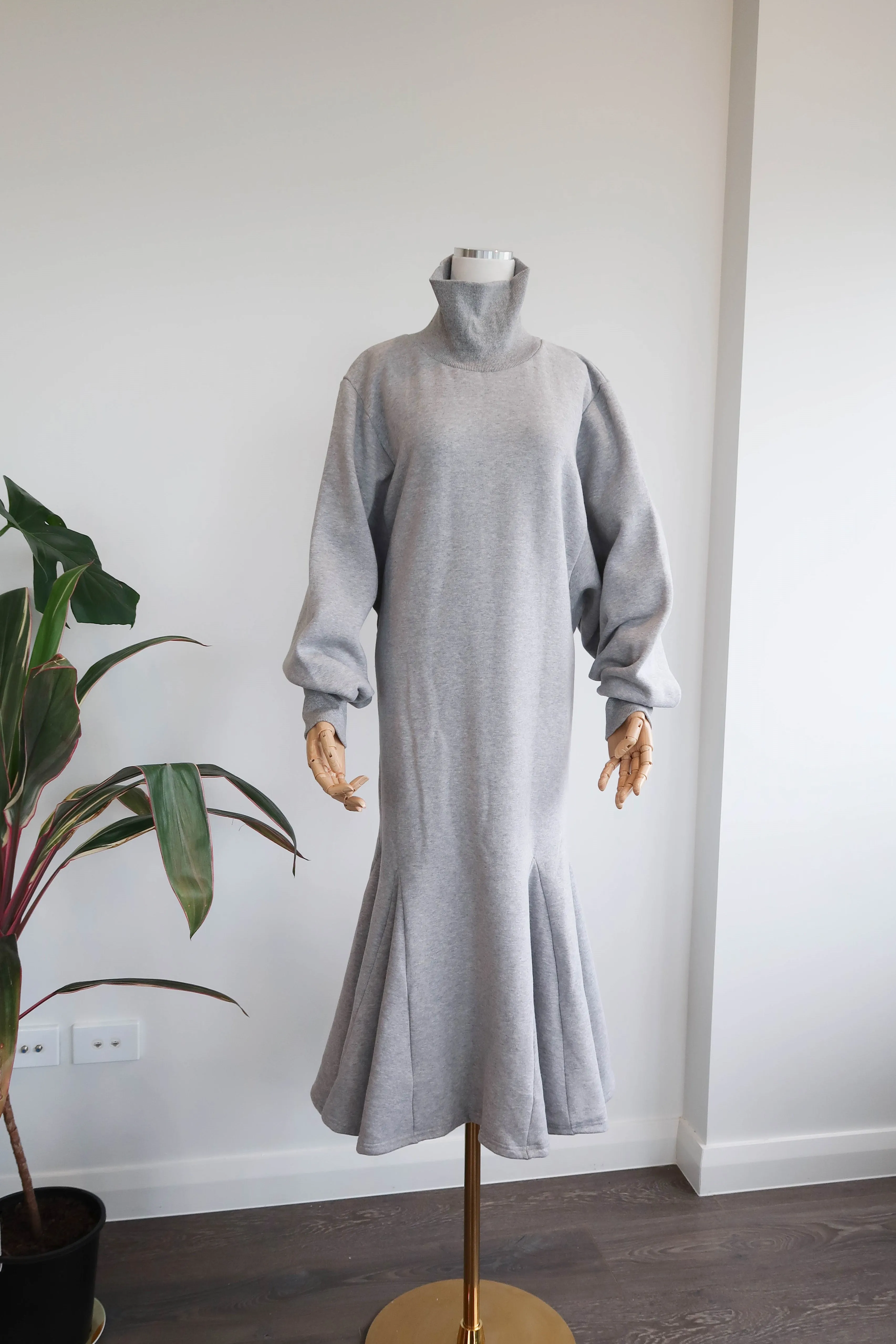 Warm Long Cotton Dress