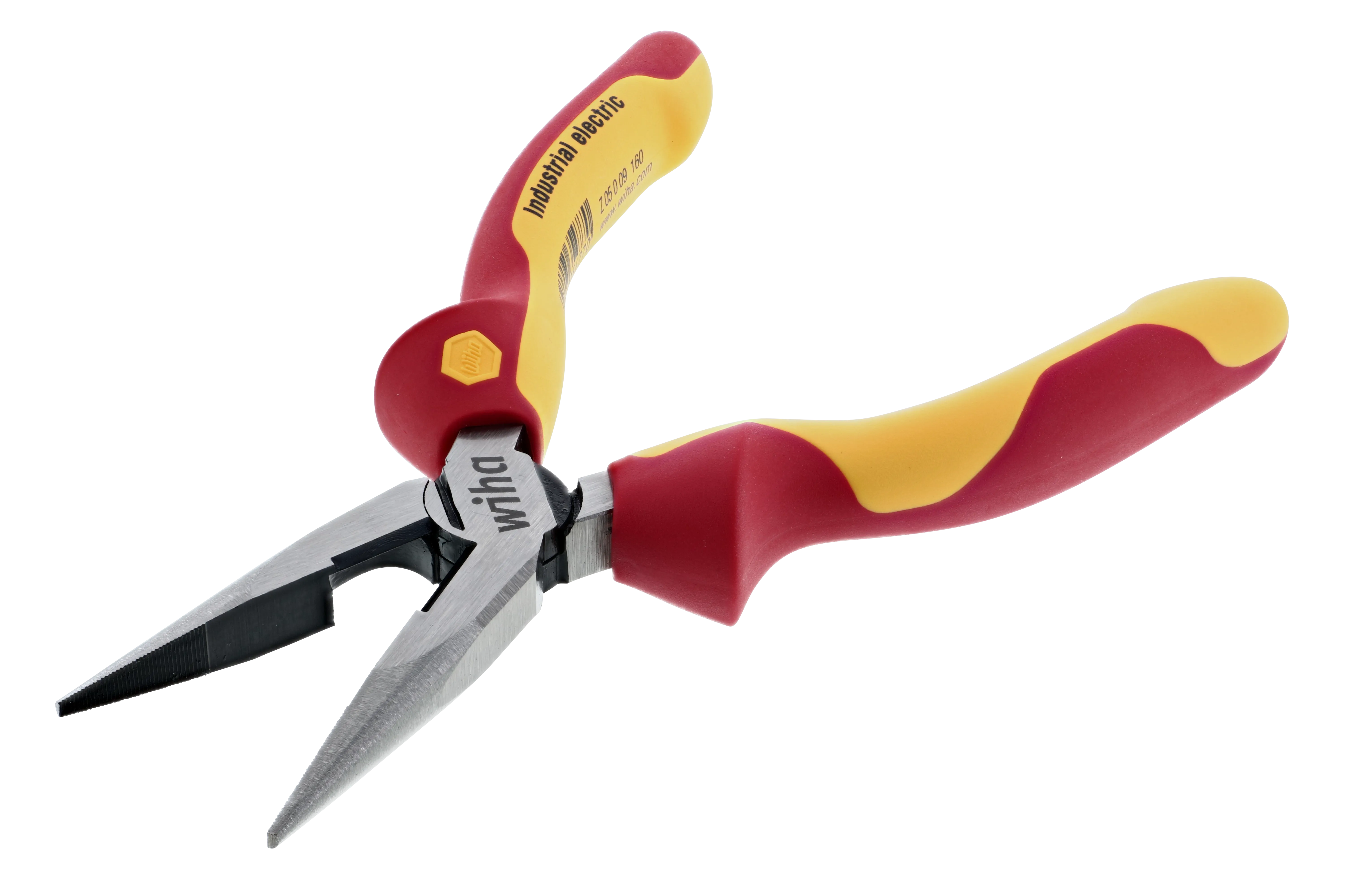 Wiha 32926 Insulated Industrial Long Nose Pliers 6.3"