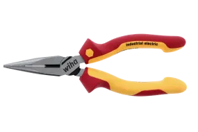 Wiha 32926 Insulated Industrial Long Nose Pliers 6.3"