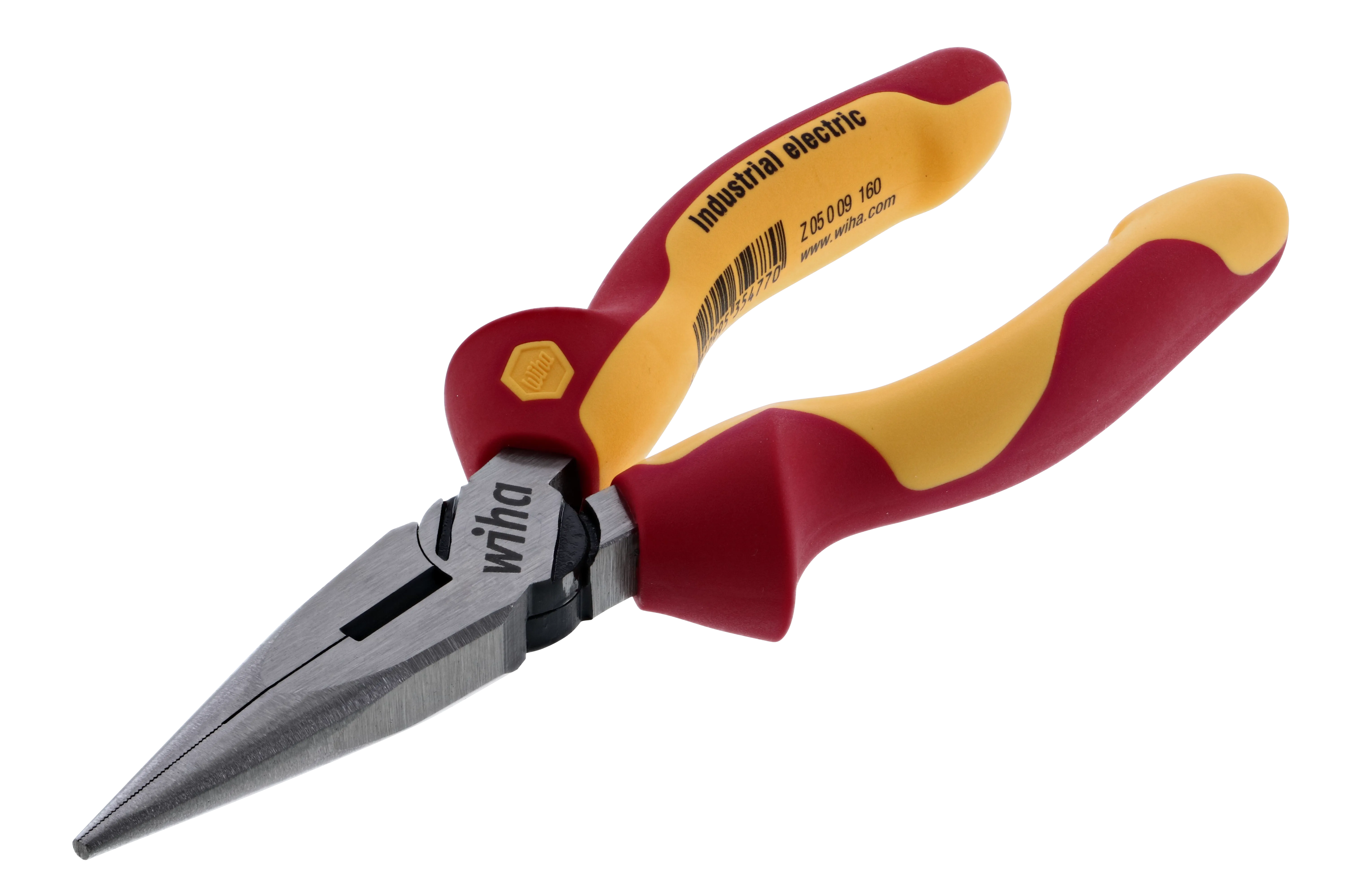 Wiha 32926 Insulated Industrial Long Nose Pliers 6.3"