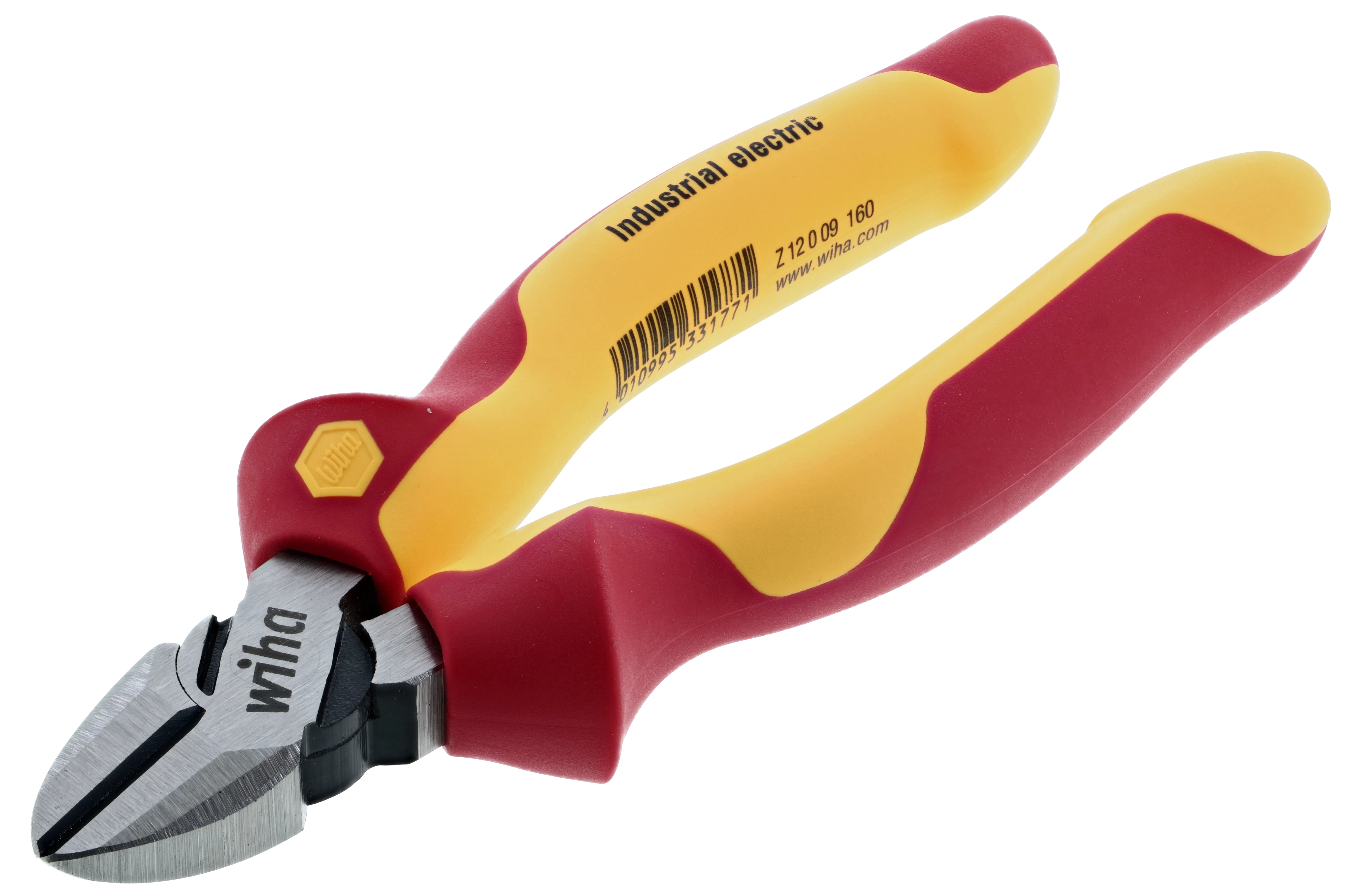 Wiha 32933 Insulated Industrial Diagonal Cutters 6.3"