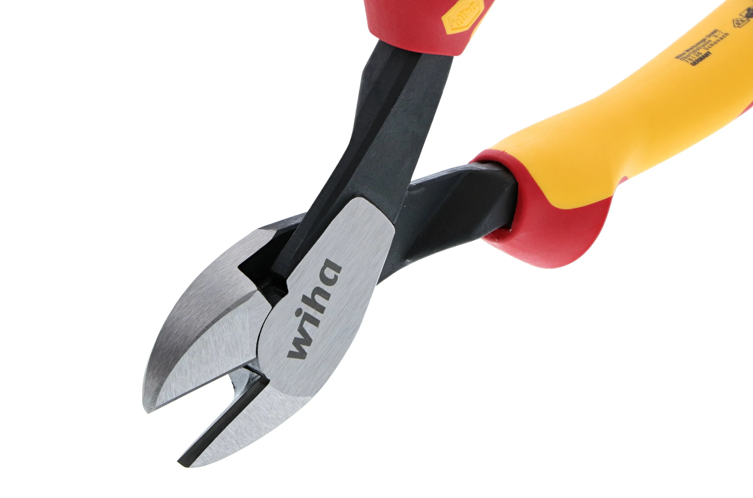 Wiha 32968 3 Piece Insulated Industrial Grip Pliers and Cutters Set