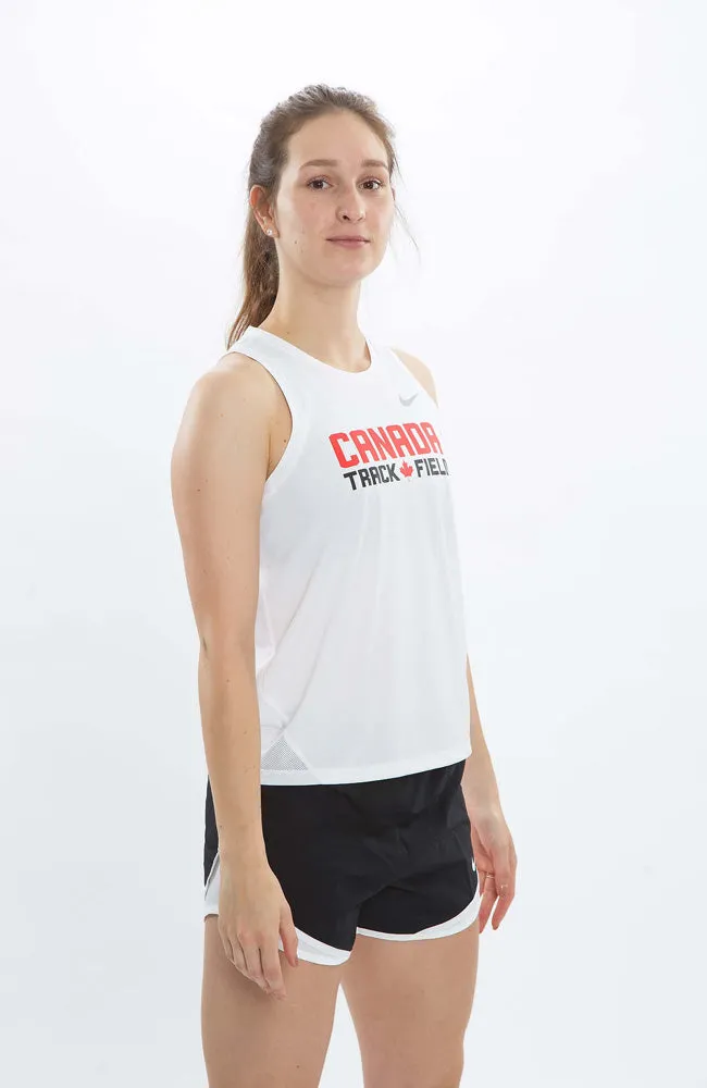 Women’s Nike Canada Track & Field Miler Racer Tank