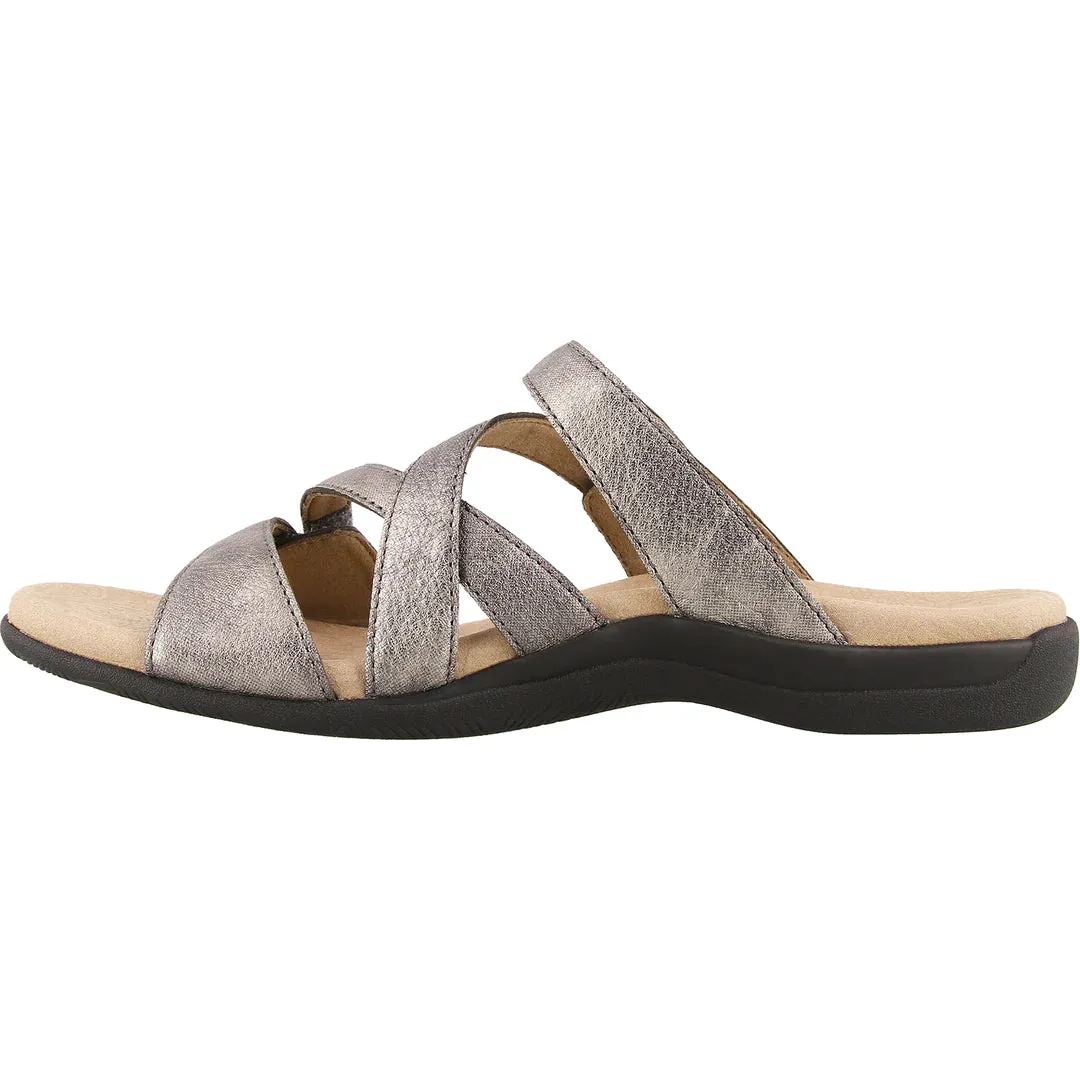 WOMEN'S TAOS DOUBLE U SANDAL | PEWTER