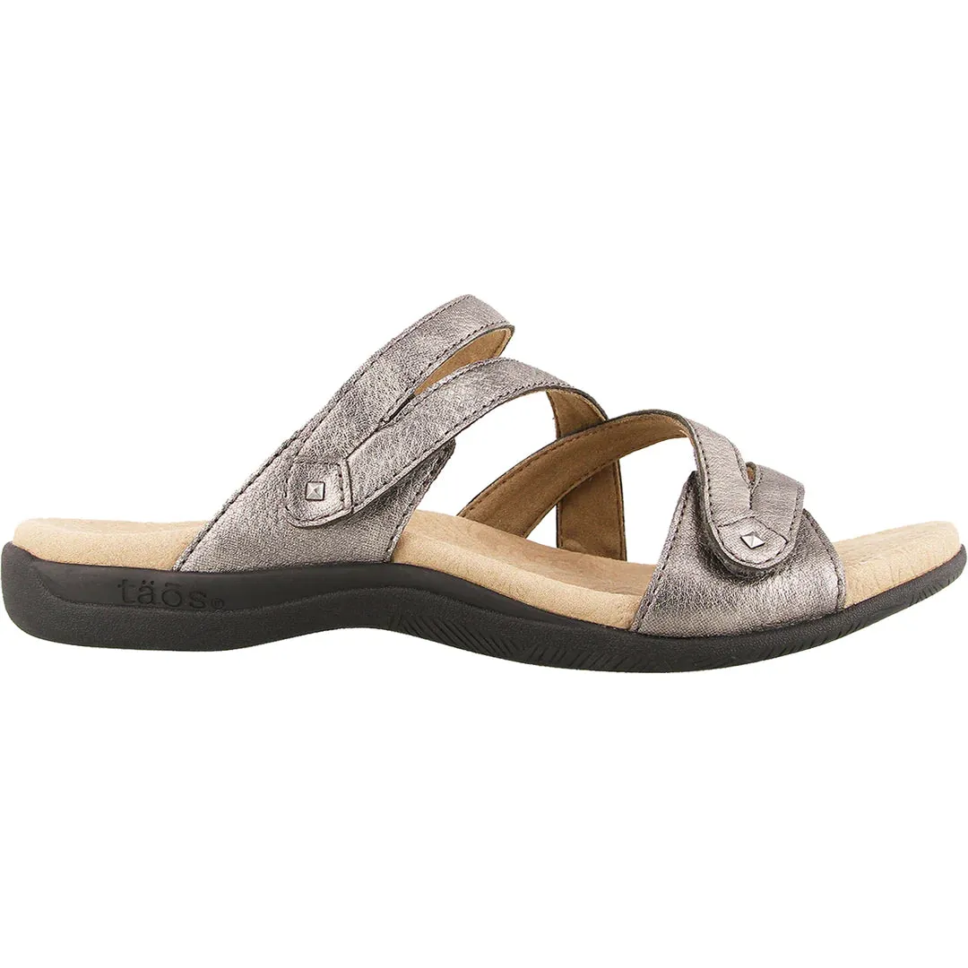 WOMEN'S TAOS DOUBLE U SANDAL | PEWTER