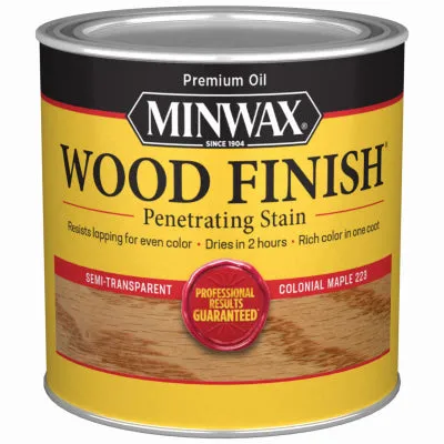 Wood Finish Semi-Transparent QUART - COLONIAL MAPLE